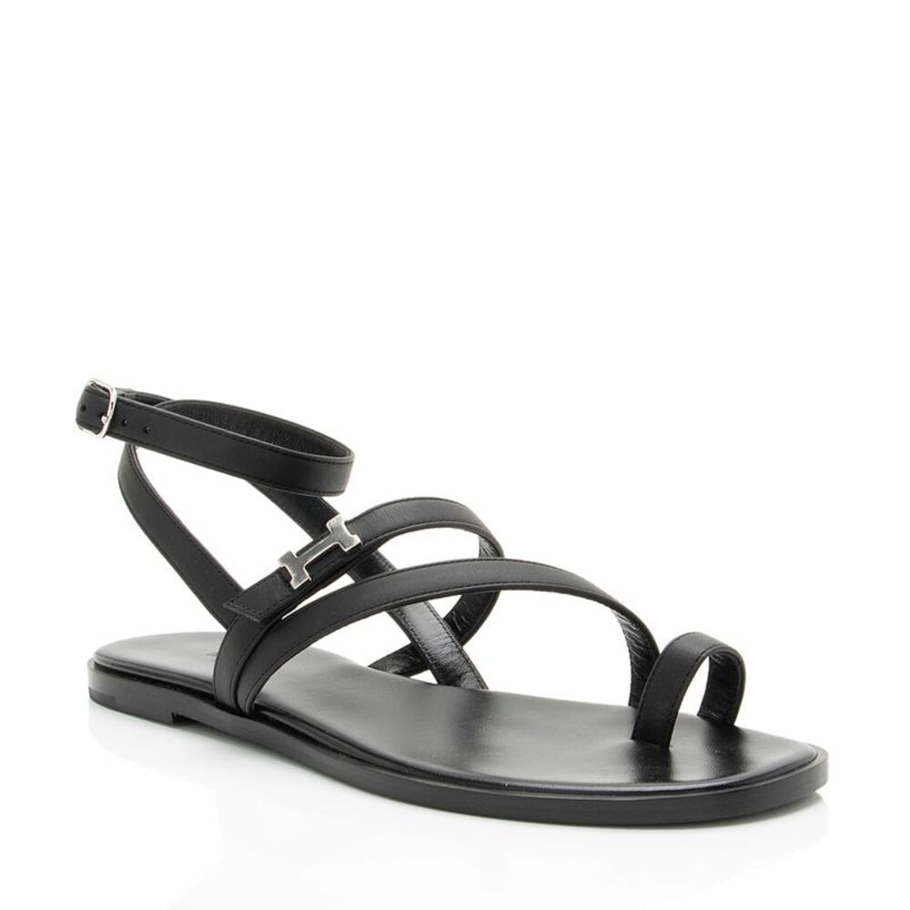 Hermes Calfskin Harmonie Gladiator Sandals - Size 7.5 / 37.5